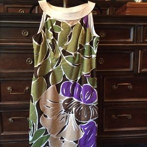 Jones New York Dress Hawaiian Theme